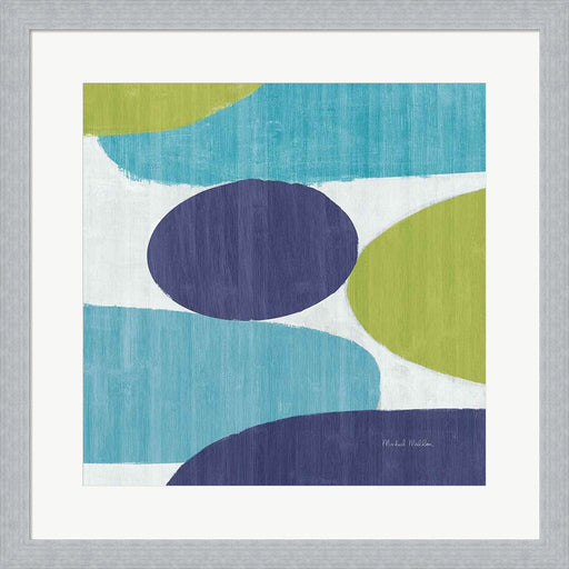 Costa Del Sol II Blue Green by Michael Mullan, Framed Art