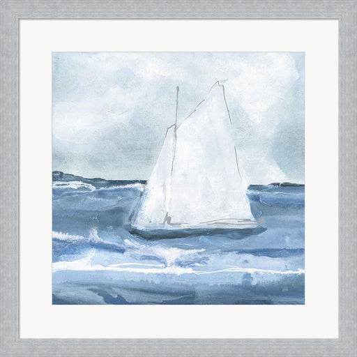 Sailboats IV by Chris Paschke, Framed Art