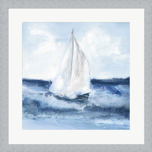 Sailboats II by Chris Paschke, Framed Art