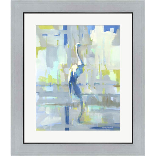 Bayou Heron by Kathleen Broaderick, Framed Art