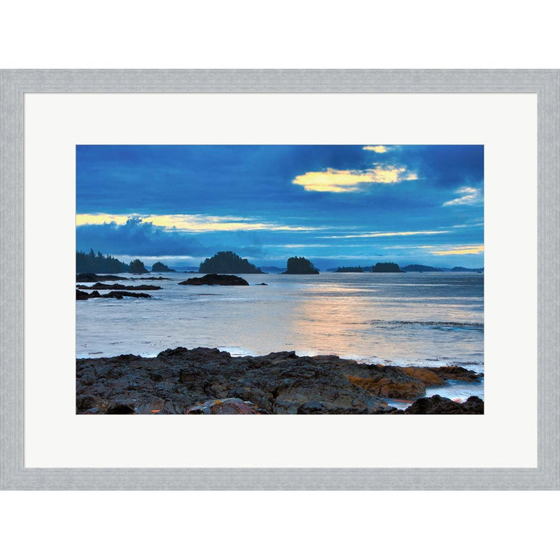 Island at Sunrise by Chuck Burdick, Framed Art
