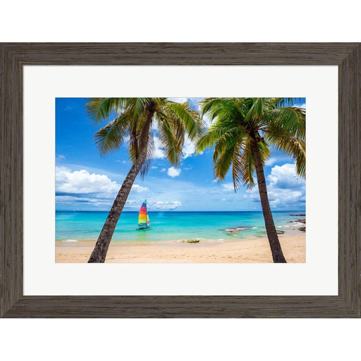 Postcard From Paradise by Lizzy Davis, Framed Art