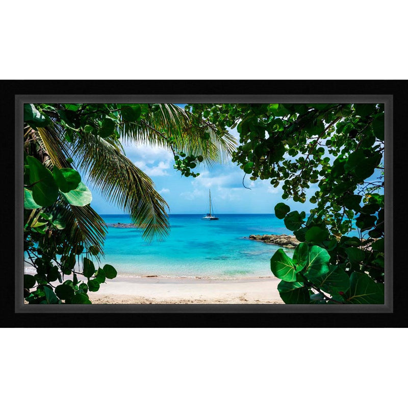 Window to Paradise by Lizzy Davis, Framed Art