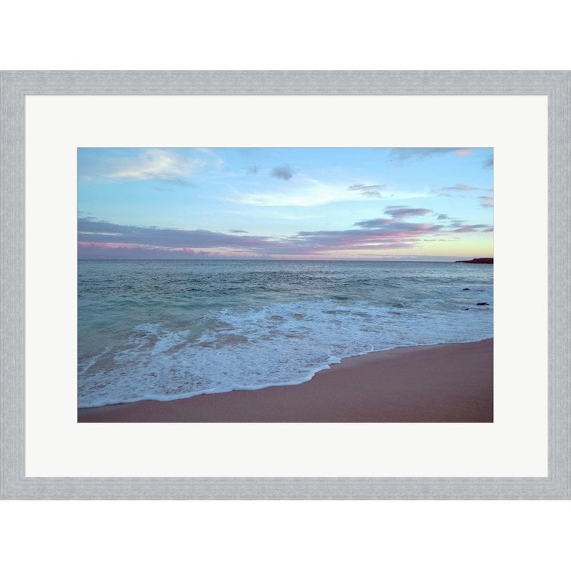 Hawaii Beach Sunset No. 1 by Carlos Vargas, Framed Art