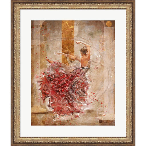 Temple Dancer No. 1 by Marta Wiley, Framed Art