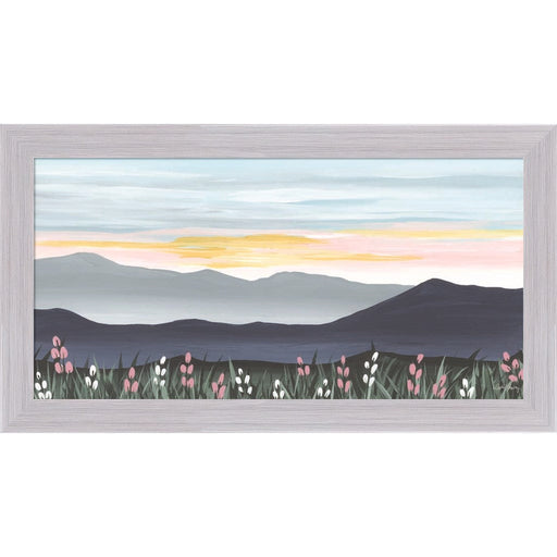 Sunset Over the Blue Ridge by April Chavez, Framed Art