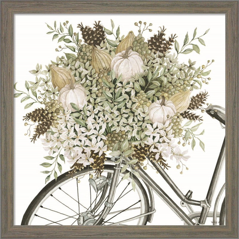 Bountiful Basket on a Bike I by Cindy Jacobs, Framed Art