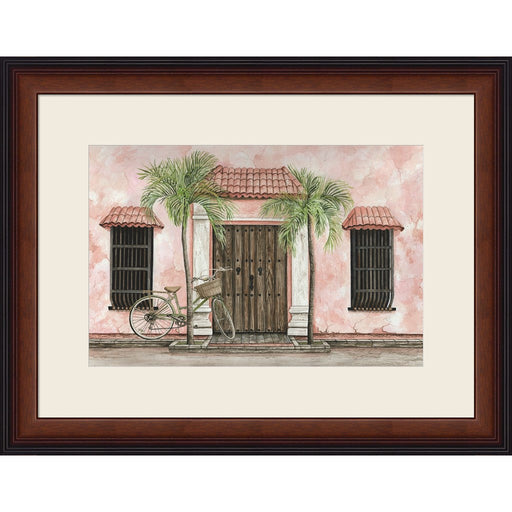 Palms and Bike by Cindy Jacobs, Framed Art