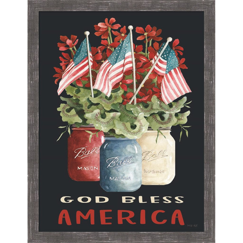 God Bless America by Cindy Jacobs, Framed Art