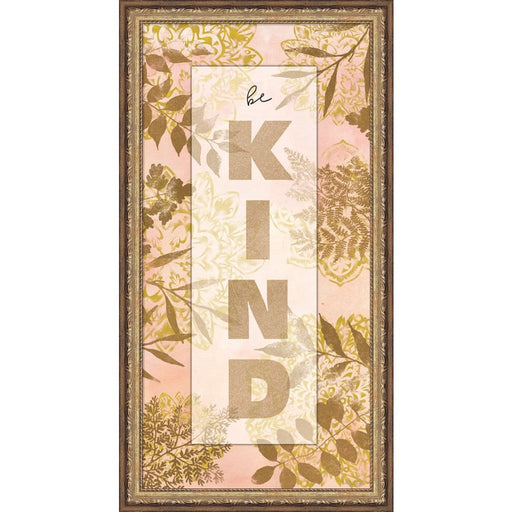 Be Kind by Cindy Jacobs, Framed Art