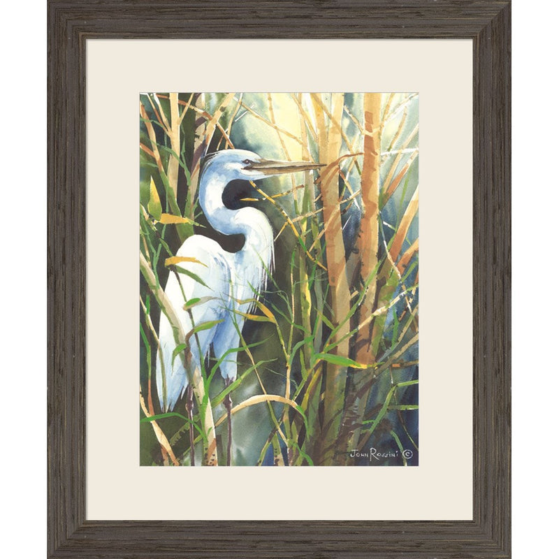 His Stoic Patience by John Rossini, Framed Art
