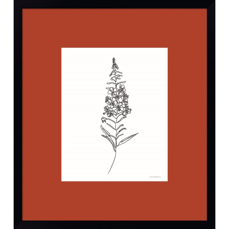 Fireweed by Kamdon Kreations, Framed Art
