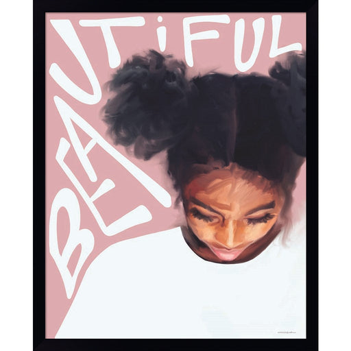 Beautiful by Kamdon Kreations, Framed Art
