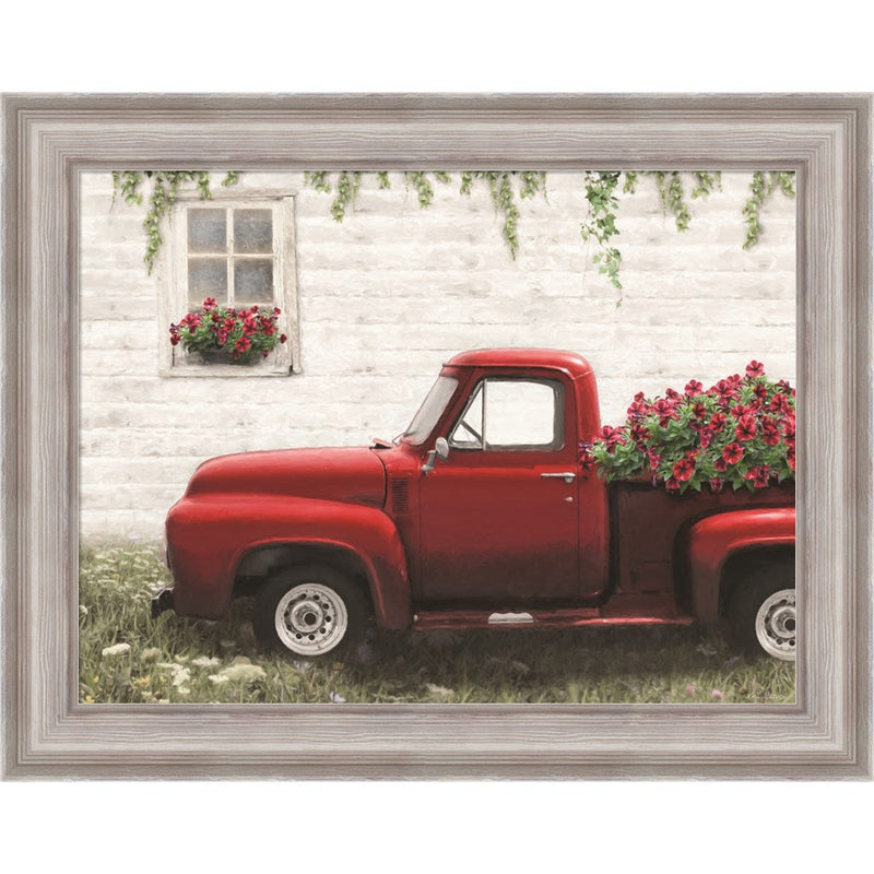 Cottage Flower Delivery by Lori Deiter, Framed Art