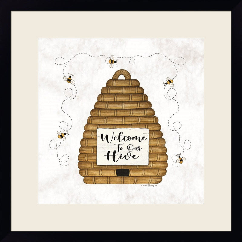 Welcome to Our Hive by Linda Spivey, Framed Art