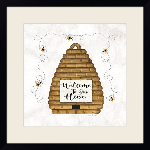Welcome to Our Hive by Linda Spivey, Framed Art