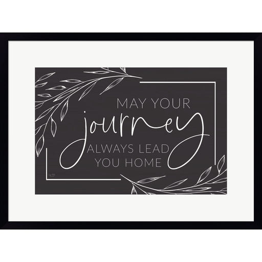 May Your Journey Lead Home by Lux + Me Designs, Framed Art