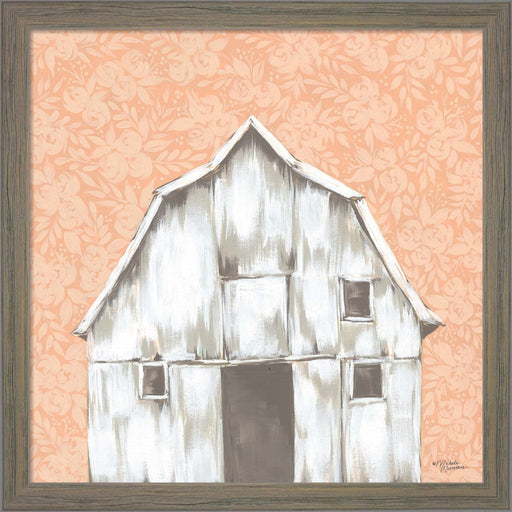 Peaches & Cream Barn by Michele Norman, Framed Art