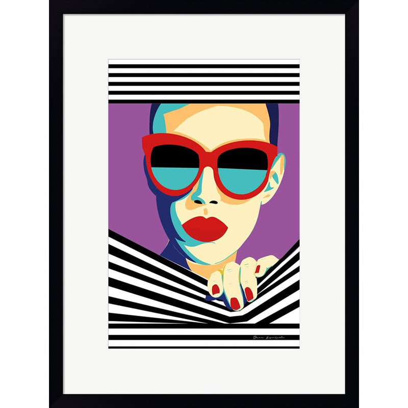 Style and Attitude II by Omar Escalante, Framed Art