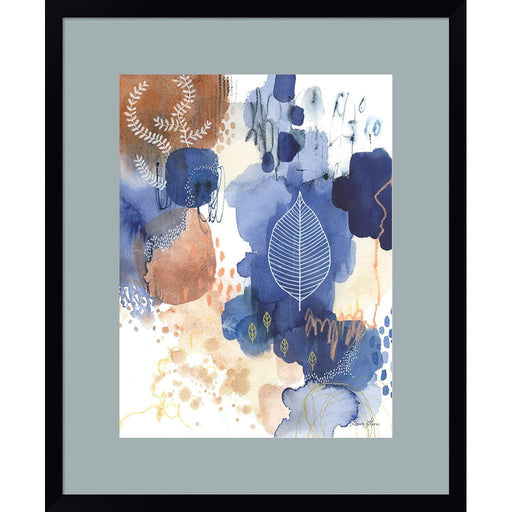 Indigo Bliss II by Laura Horn, Framed Art