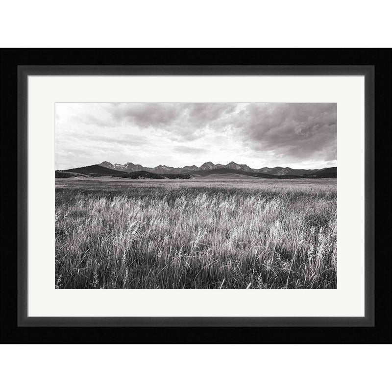 Sawtooth Mountains Idaho II BW by Alan Majchrowicz, Framed Art