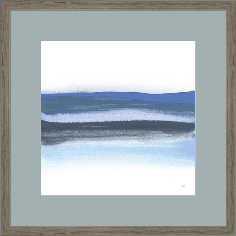 Shaded Blues II by Chris Paschke, Framed Art