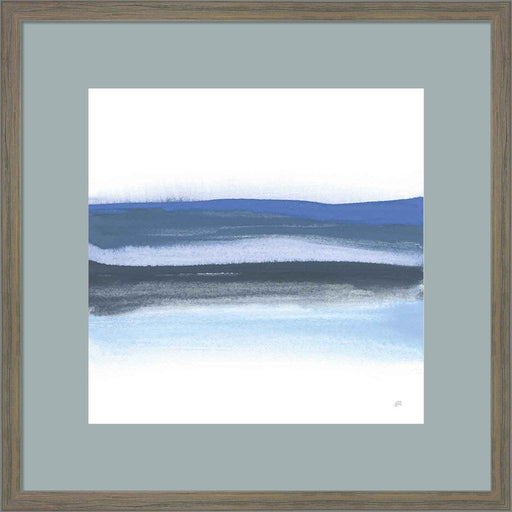 Shaded Blues II by Chris Paschke, Framed Art