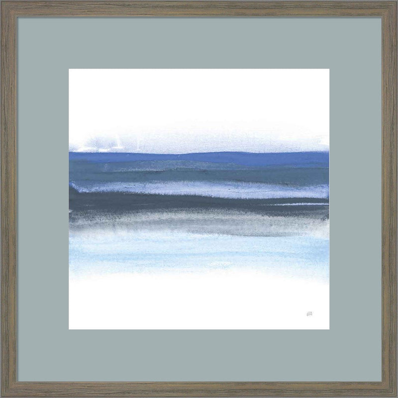Shaded Blues I by Chris Paschke, Framed Art
