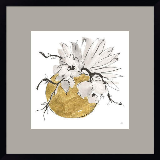Delicate Gilded Vase I by Chris Paschke, Framed Art