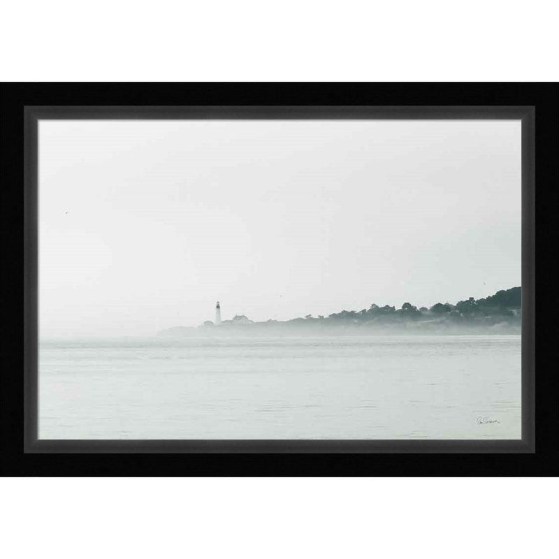 Foggy Lighthouse by Sue Schlabach, Framed Art