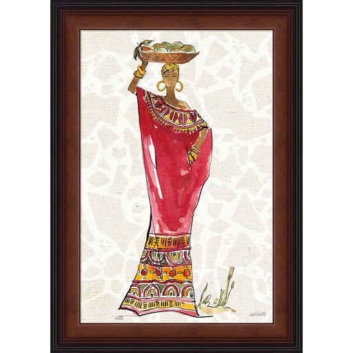 African Flair IX B by Anne Tavoletti, Framed Art