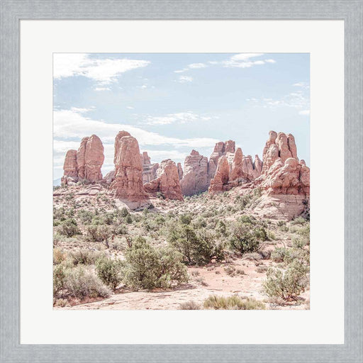 Oasis Day Hike III Crop by Elizabeth Urquhart, Framed Art