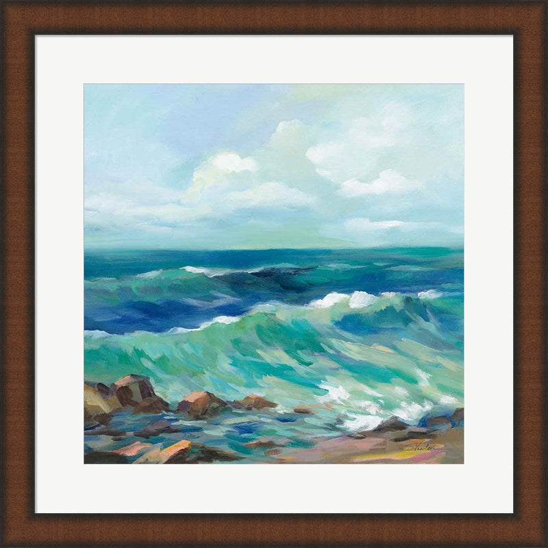 Rocky Beach by Silvia Vassileva, Framed Art
