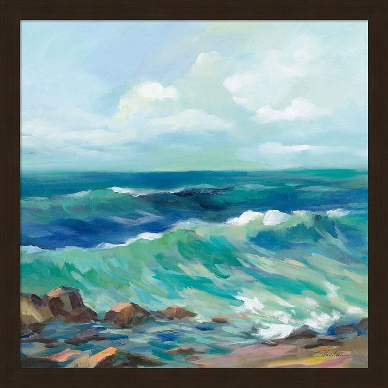 Rocky Beach by Silvia Vassileva, Framed Art