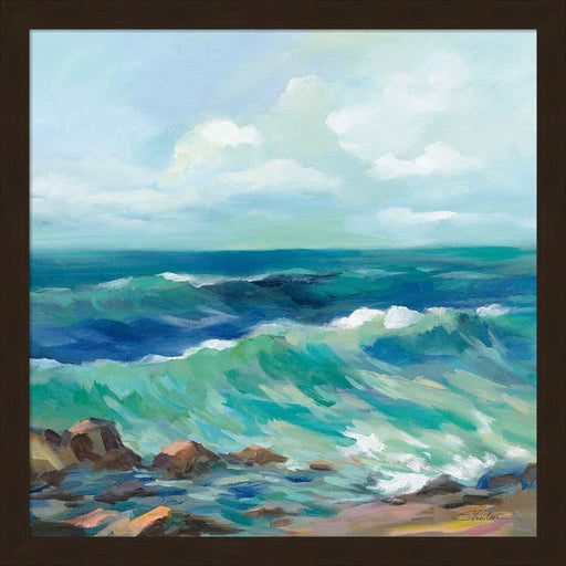 Rocky Beach by Silvia Vassileva, Framed Art