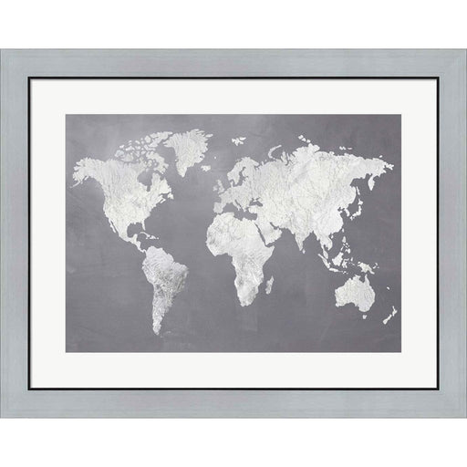 Silver World by Design Fabrikken, Framed Art