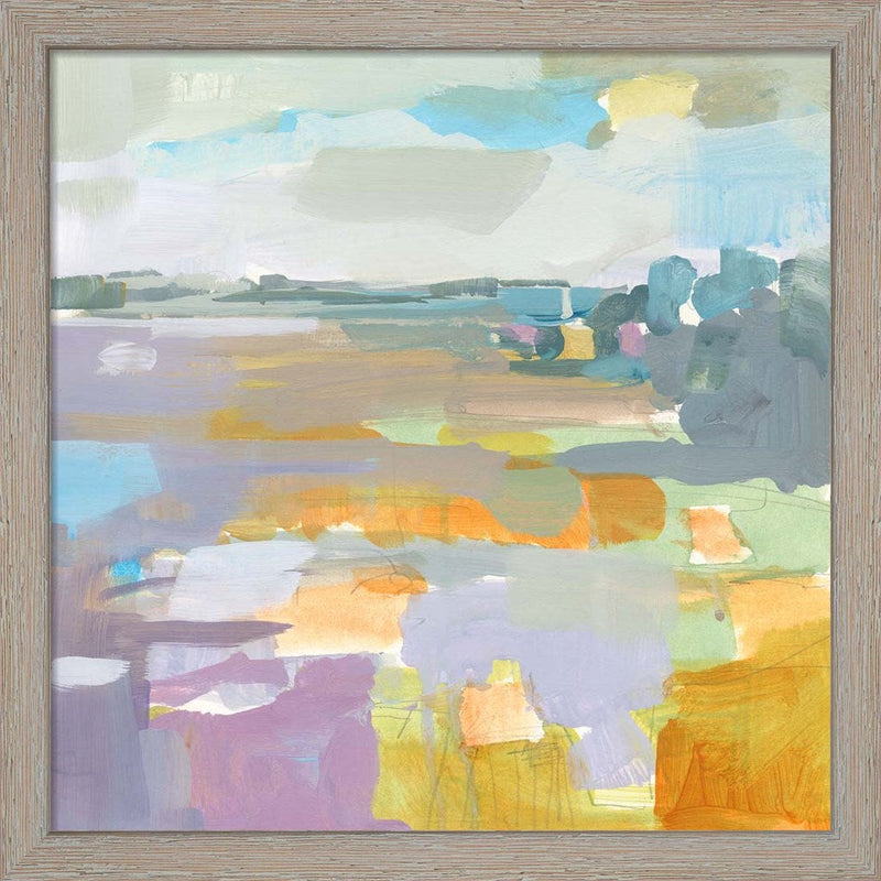 Lilac Field by Kathleen Robbins, Framed Art