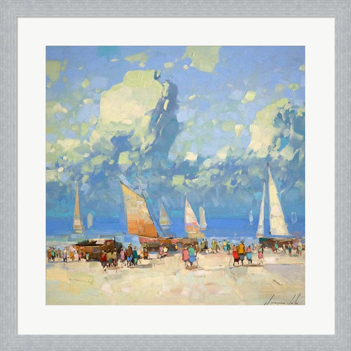 Harbor II by Vahe Yeremyan, Framed Art