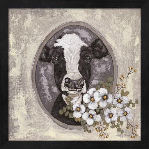 Framed Cow by Ashley Justice, Framed Art