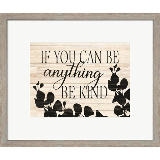 Be Kind by Cindy Jacobs, Framed Art