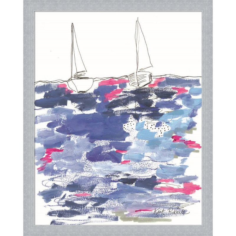 View From the Beach House by Kait Roberts, Framed Art
