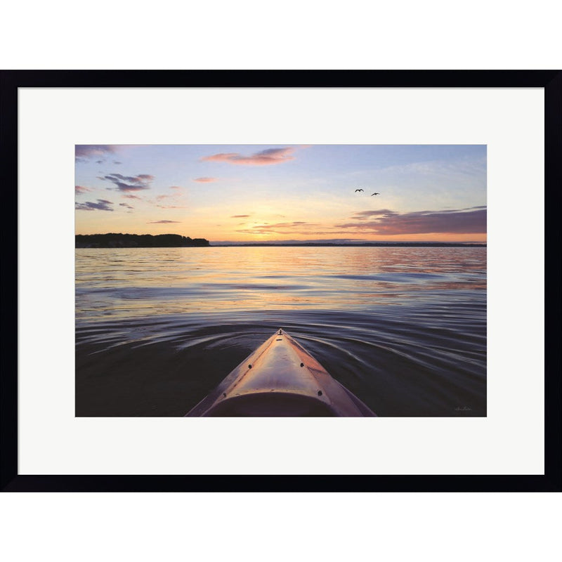 Kayaking on French Bay by Lori Deiter, Framed Art