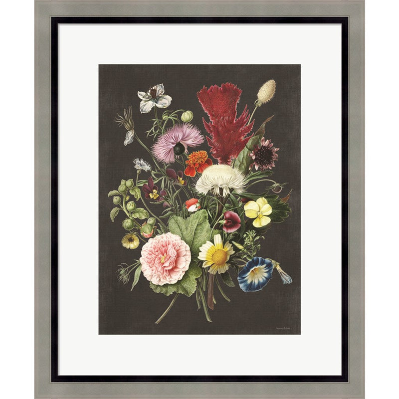 Vintage Bouquet by Lettered & Lined, Framed Art