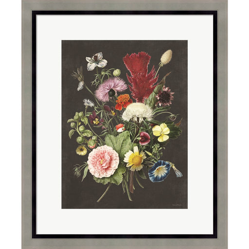 Vintage Bouquet by Lettered & Lined, Framed Art