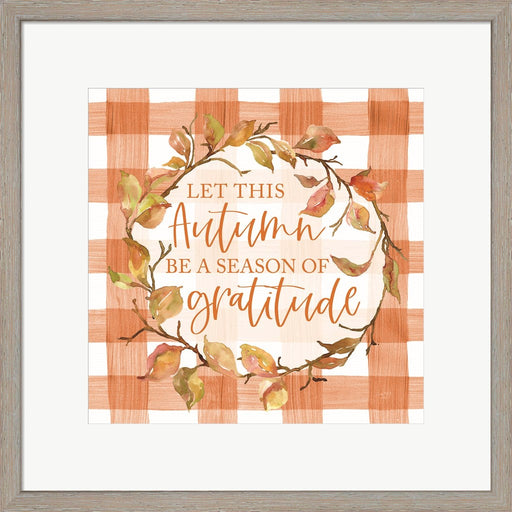 Season of Gratitude by Lux + Me Designs, Framed Art