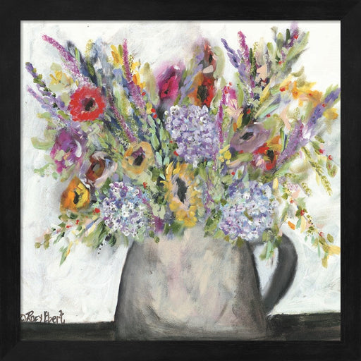 Hydrangeas in Pitcher by Roey Ebert, Framed Art