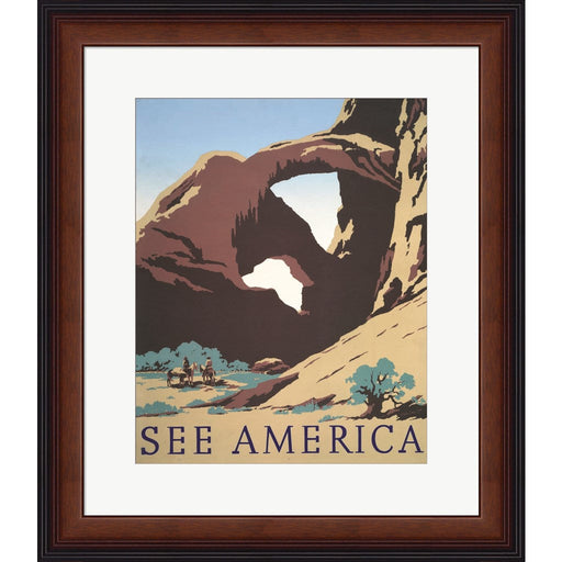 See America by Stellar Design Studio, Framed Art