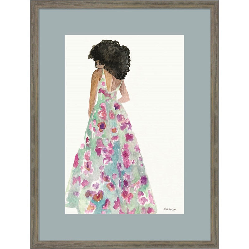 Floral Gown 2 by Stellar Design Studio, Framed Art