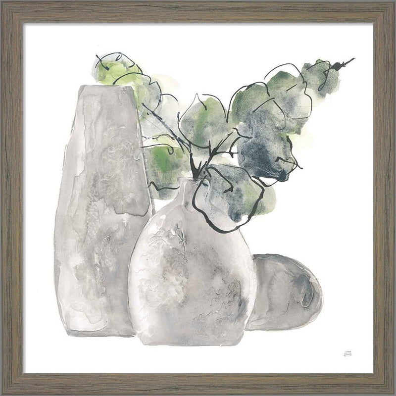 Three Vases IV by Chris Paschke, Framed Art