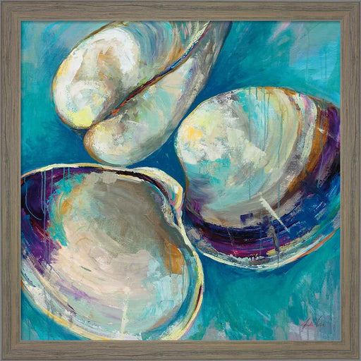 Shell Trio by Jeanette Vertentes, Framed Art